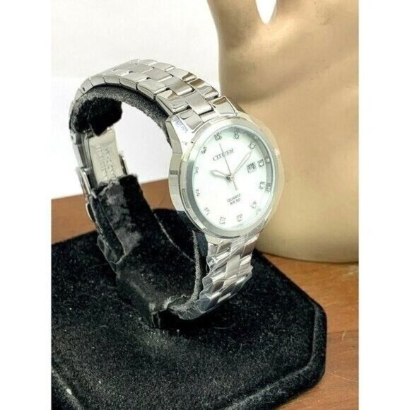 Citizen Women's Watch EU6070-51Y Quartz White Mother of Pearl Dial 28mm - Picture 13 of 13